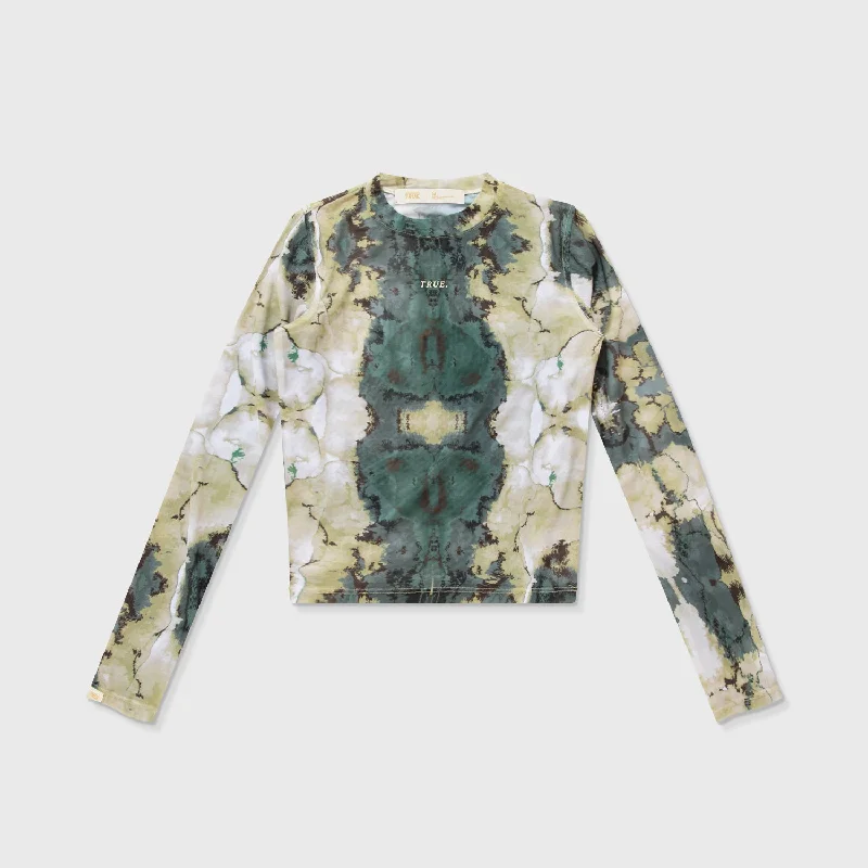 Marble Mesh LS Tee - Green