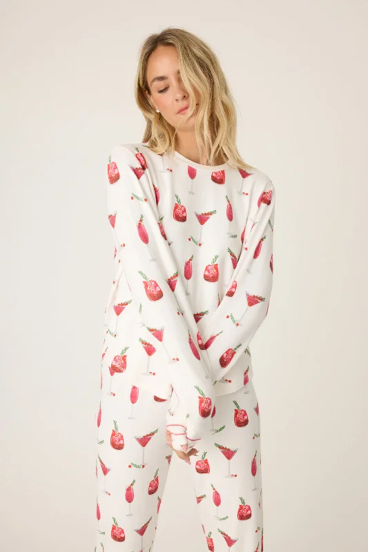 Cranberries & Cocktails Long Sleeve Top