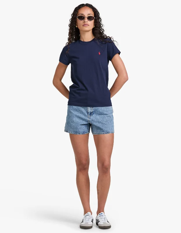 Crewneck Short Sleeve T Shirt - Cruise Navy