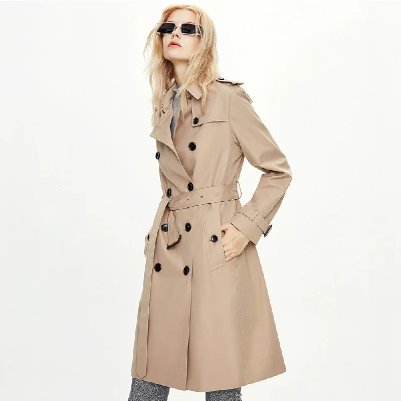 Waterproof Classic Double Breasted Trench Coats