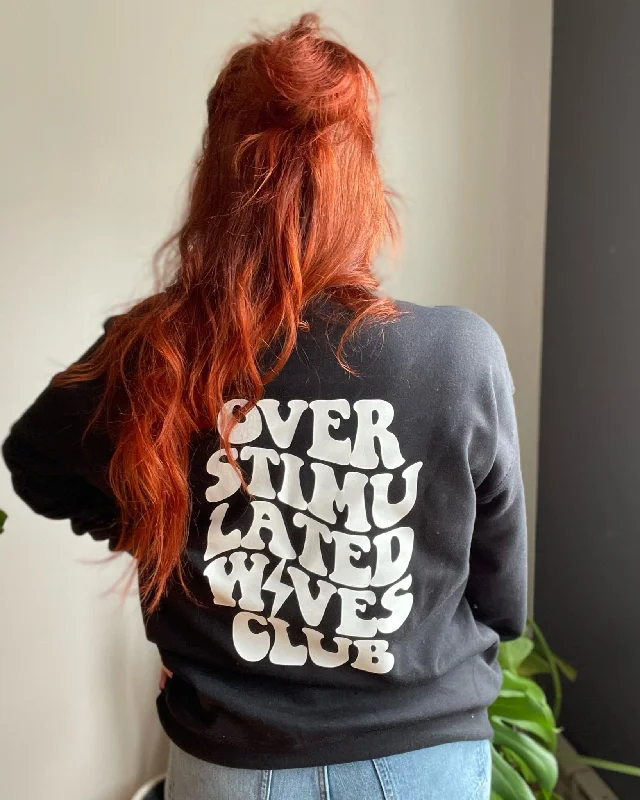 overstimulated wives club | graphic top