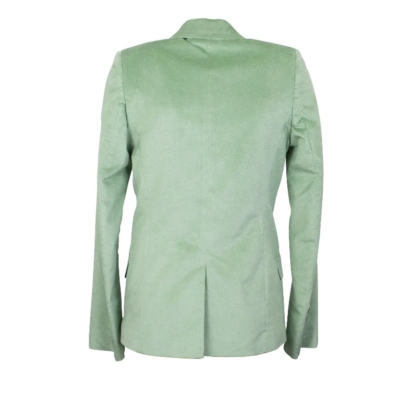 Amiri Velvet Oversized Blazer - Green