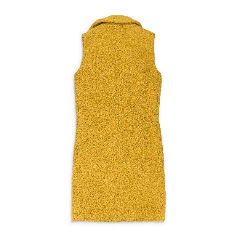 GILET SAWYER SOFT CURLY MUSTARD COAT