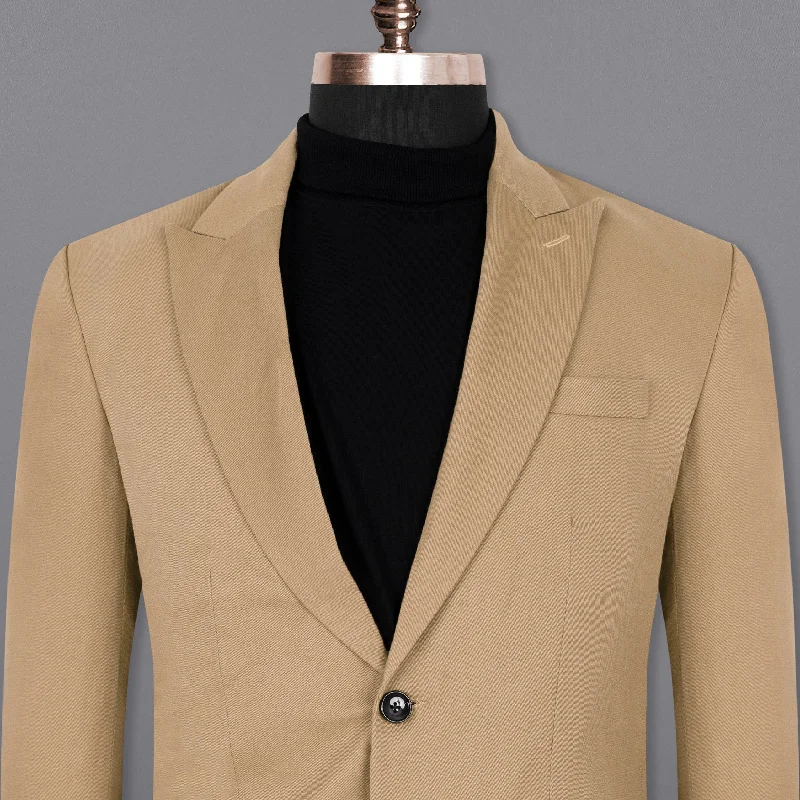 Mongoose Cream Premium Cotton Blazer