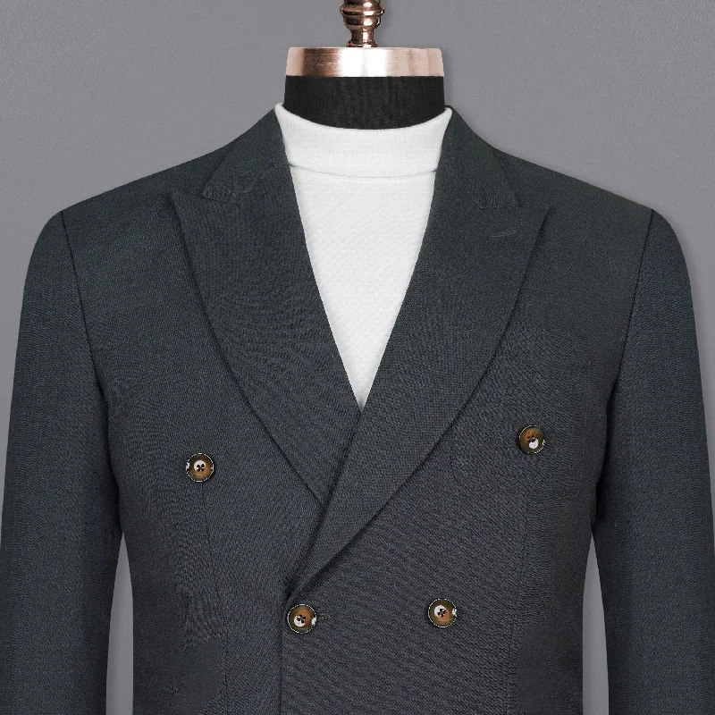 Piano Grey Double Breasted Woolrich Sports Blazer