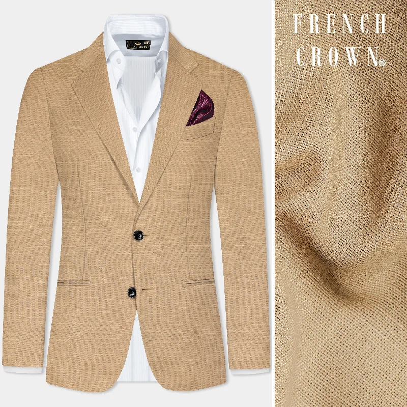 Sandrift Cream Luxurious Linen Blazer