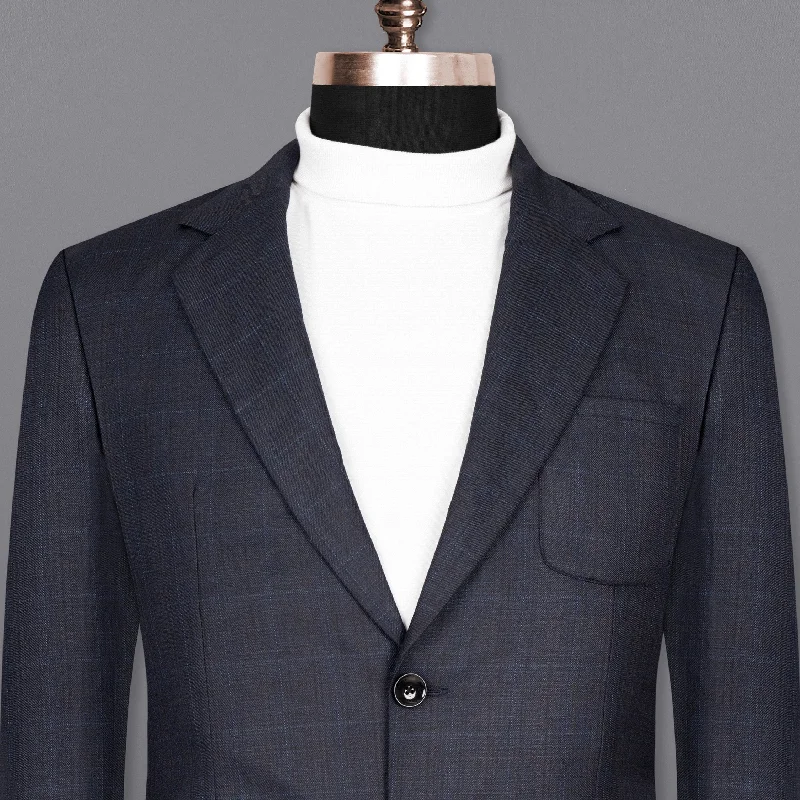 Vulcan Navy Wool Rich Sports Blazer