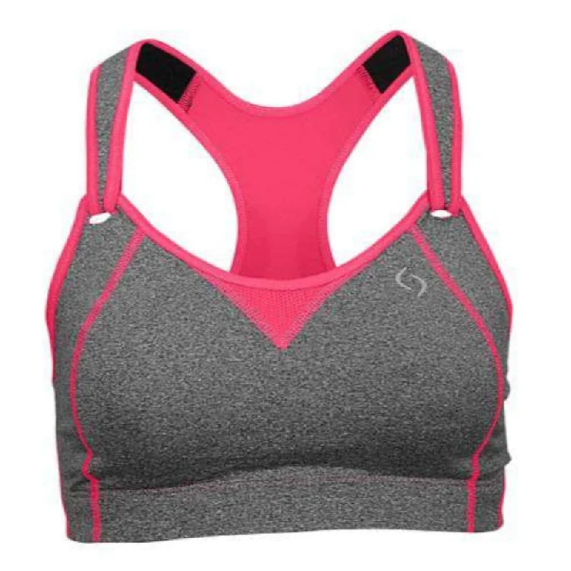 Charcoal Heather/Power Pink